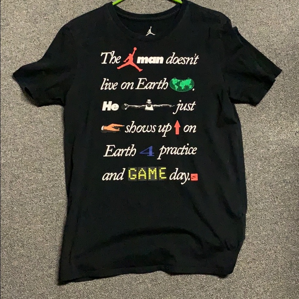 Black Jordan shirt